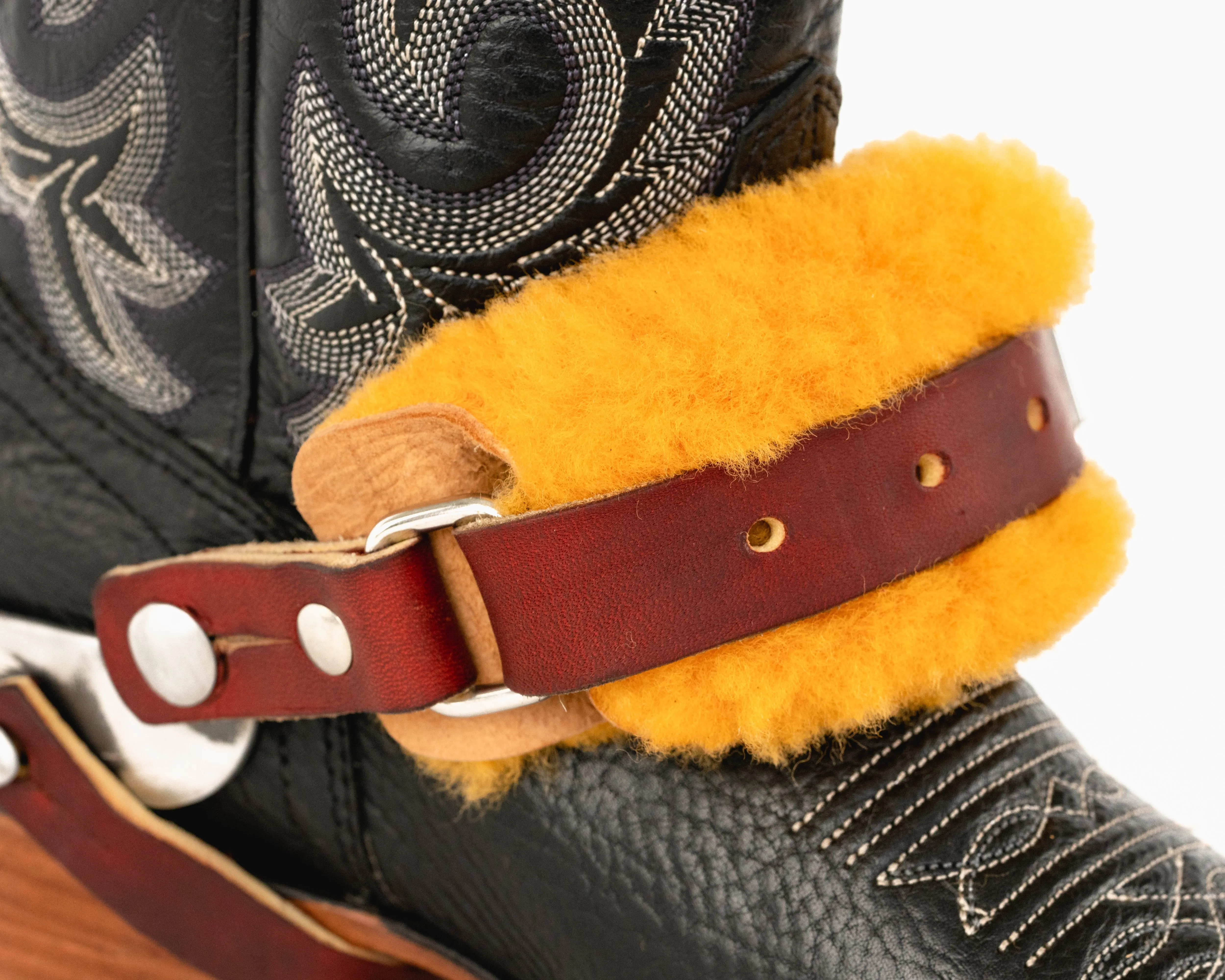 Ultimate Sheep Skin Spur Strap Cover