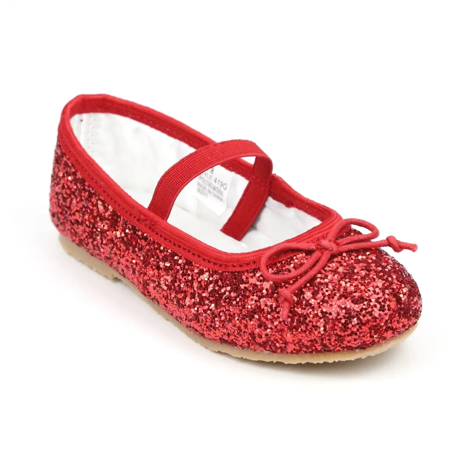 Victoria Girls Glitter Ballet Flats